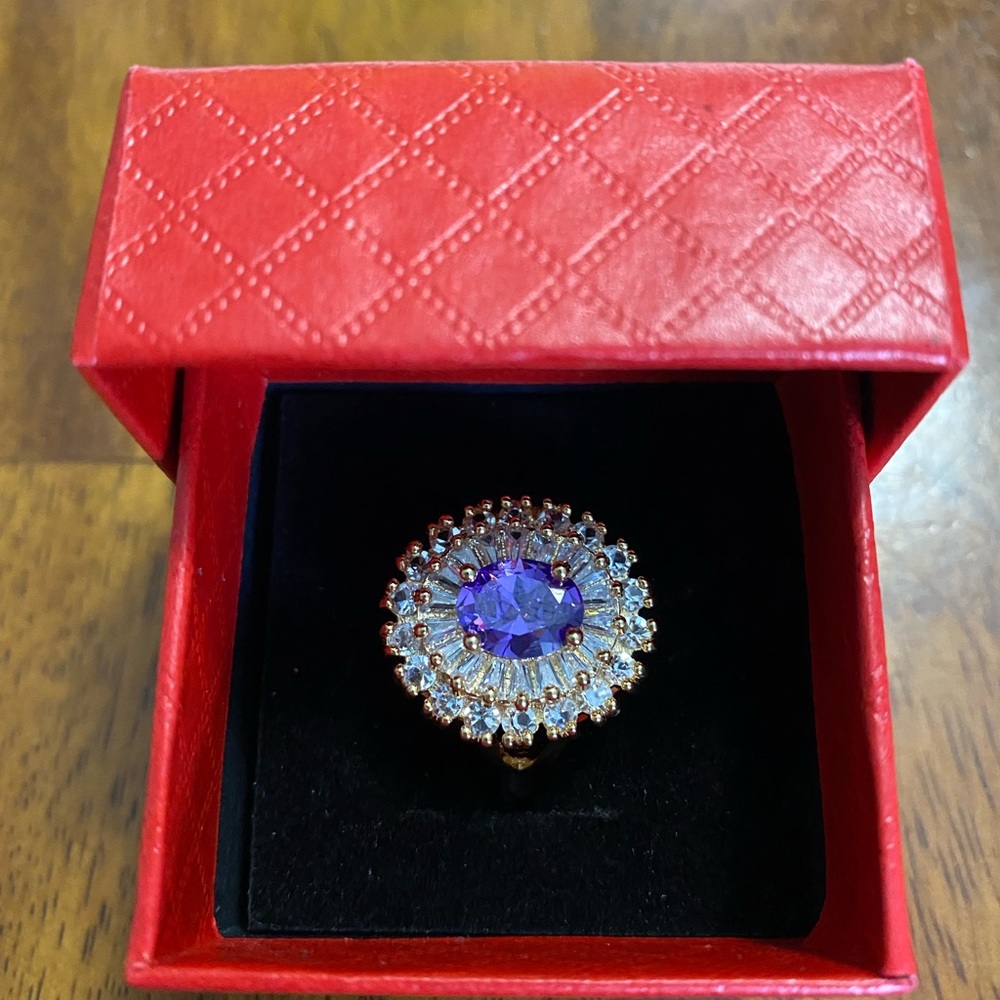 PURPLE DOME RING